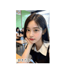 JPN かわいい韓国の制服の女の子（個別スタンプ：33）