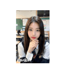 JPN かわいい韓国の制服の女の子（個別スタンプ：39）