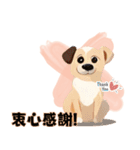 かわいい犬の話（個別スタンプ：1）