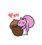 「きゅ」だけのリス（個別スタンプ：13）
