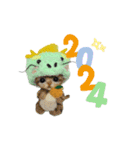 辰年にゃん ＆ 辰年ワンこ（個別スタンプ：3）