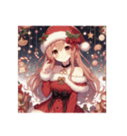クリスマス女子（個別スタンプ：2）
