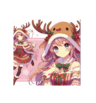 クリスマス女子（個別スタンプ：7）