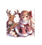 クリスマス女子（個別スタンプ：8）