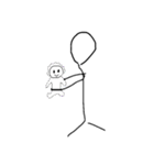 絵しりとりに使えるスタンプ（下手な絵）（個別スタンプ：28）