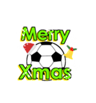 サッカーでクリスマスとお正月（個別スタンプ：4）