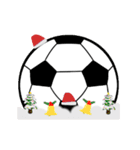 サッカーでクリスマスとお正月（個別スタンプ：5）