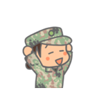 ほんわか自衛官のスタンプWAC（個別スタンプ：10）