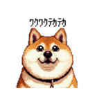 ドット絵 太っちょ柴犬 2 日常会話（個別スタンプ：27）