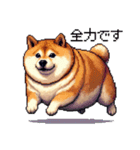 ドット絵 太っちょ柴犬 2 日常会話（個別スタンプ：29）