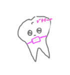 歯のゆるい絵（個別スタンプ：6）