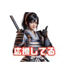 乙女たちの武者魂 コレクション 修正版（個別スタンプ：25）