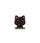 黒猫チャームの小さな世界（個別スタンプ：39）