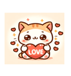 にゃんともカワイイ！表情豊かな猫スタンプ（個別スタンプ：3）