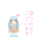 春、夏、秋、冬のお姫様の日常（個別スタンプ：7）