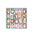 ドット絵のシュールなぬいぐるみスタンプ（個別スタンプ：16）