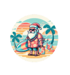 Aloha Santa！（個別スタンプ：9）