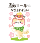 【BIG 】決めポーズねこ♡年末年始 日常（個別スタンプ：24）