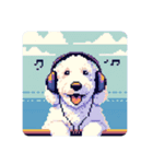 Golden Doodle 8bit Pixel art 40stickers（個別スタンプ：25）