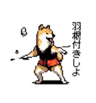 ドット絵 柴犬 新年あけおめ 40種（個別スタンプ：33）