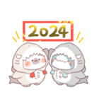 着ぐるみ動物【お正月】2024（個別スタンプ：34）