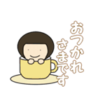 かわいい女の子のスタンプ(年末年始)（個別スタンプ：23）