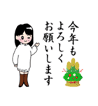 Let's go ！ 元気女子（個別スタンプ：8）