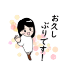 Let's go ！ 元気女子（個別スタンプ：9）