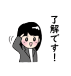 Let's go ！ 元気女子（個別スタンプ：15）