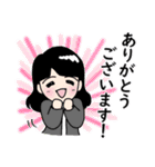 Let's go ！ 元気女子（個別スタンプ：18）