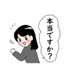 Let's go ！ 元気女子（個別スタンプ：26）