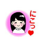 Let's go ！ 元気女子（個別スタンプ：36）