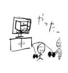 小4男子の落書き（個別スタンプ：18）