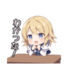 はずかしがりや少女のお気持ちスタンプ（個別スタンプ：39）