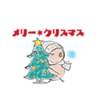 【南蛮食堂】ナンちゃん クリスマス＆新年（個別スタンプ：1）