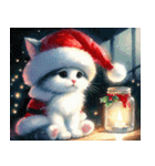 サンタ猫ちゃんのクリスマス（個別スタンプ：13）