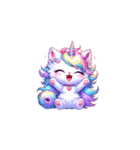 可愛いフワフワの子猫ちゃん（個別スタンプ：1）
