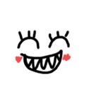 シンプルカオ♡（個別スタンプ：5）