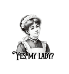 19th century maids (English edition)（個別スタンプ：27）