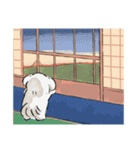 日本画っぽい、犬（個別スタンプ：22）