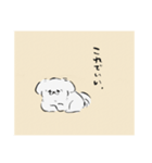 日本画っぽい、犬（個別スタンプ：24）