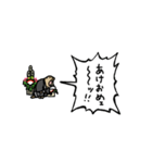 【2024・お正月】▶︎動く！叫ぶマーモット（個別スタンプ：6）