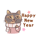今年も猫年・ずっと使える新年の挨拶（個別スタンプ：30）