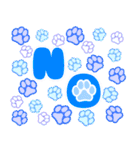 一年中使える肉球まみれスタンプ（個別スタンプ：10）