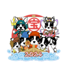 Doggy Daily -new year 02-（個別スタンプ：1）