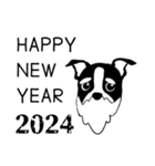 Doggy Daily -new year 02-（個別スタンプ：11）