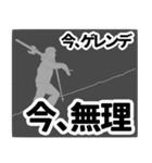 リフト・ゲレンデからの連絡（黒）（個別スタンプ：25）