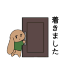 なぜか垂れ耳になってしまったうさぎ（個別スタンプ：19）