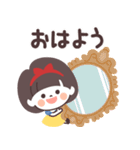 モノトーンmushちゃんおとぎの国（個別スタンプ：1）