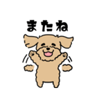 むぎくん(マルプーmix犬)【再修正版】（個別スタンプ：7）